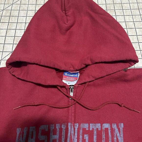 Vintage Champion Sweatshirt Women's Small Full Zip WSU Washington State Cougars - Picture 4 of 13